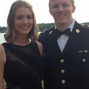 Black Madison James forms gown